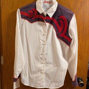 Vintage Women's Wrangler Button Down Size Medium